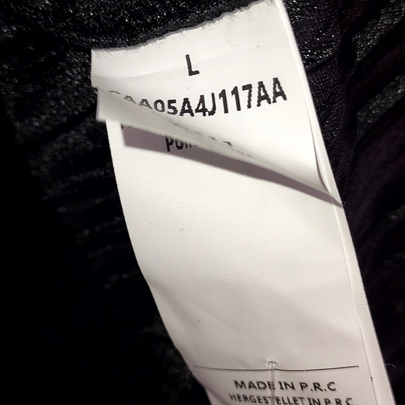 Black Texured Black Mini Dress - Picture 6 of 8